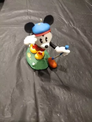 Hallmark Ornament Mickey Mouse Golf Figure 1997 Walt Disney Christmas • $5