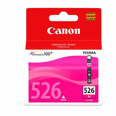 Genuine Canon CLI526 Magenta Ink Cartridge Magenta 437 Pages CLI526M • $36.50