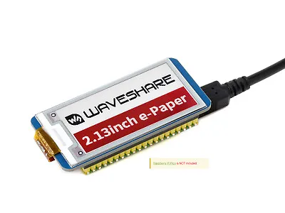 Waveshare 2.13inch E-Paper E-Ink Display Module (B) For RPi Pico Red/Black/White • $21.74