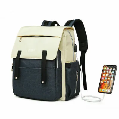 £12.99 • Buy Unisex Maternity Rucksack Travel School Shoulder Bag Backpack With USB