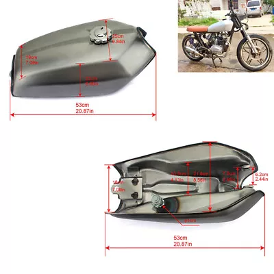 9L/2.4 Gal Gas Fuel Tank Cafe Racer Custom For Honda CG125 CG250 CG125S Classic • $89.39