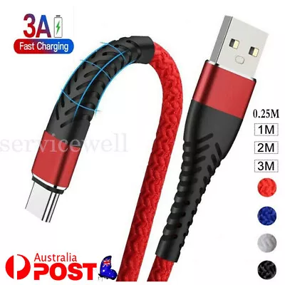 Fast Charging Charge Type C USB C Cable For Samsung Galaxy S20 FE S10+ S21 Ultra • $5.37