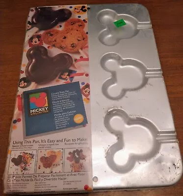New Vintage 1995 Disney Wilton Mickey Unlimited Mickey Mouse Cookie Treat Pan • $4