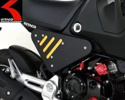 NEW! Kitaco #615-1452070 Side Covers Set  BLACK/GOLD Honda MSX125 Grom '21 • $277.49