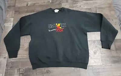 VTG The Walt Disney Company Presenting Winnie The Pooh Embroidered Pullover XL • $24.99