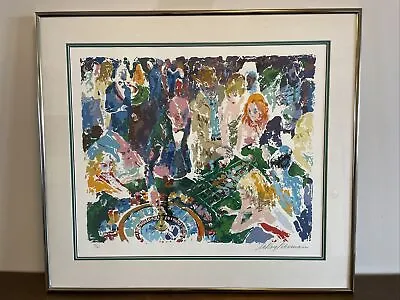 LeRoy Neiman Original Serigraph - LAS VEGAS CASINO - Signed - 98/300 Framed 1972 • $1700