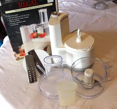 Regal La Machine K813gy Professional Quality Food Processor Complete No Box • $35