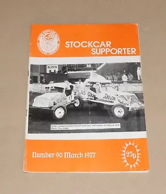 Stockcar Supporter Magazine No. 90 March 1977 (Brisca F1/F2) • £1.65