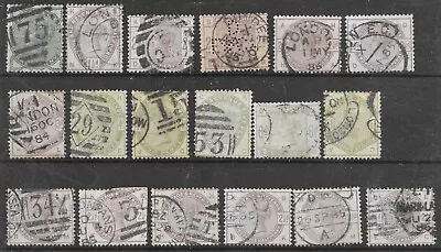 GB Queen Victoria Stamps 1883/1884 Issue X 18 To SG196 (No 9d) CV C£1600 (773) • $1.87