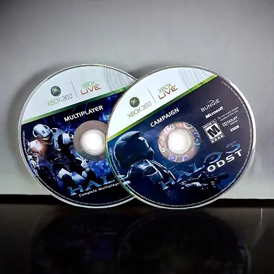 Halo 3 ODST Microsoft Xbox 360 2009 2 Discs Tested & Works Discs Only • $7.19