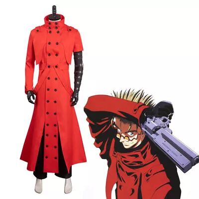 TRIGUN  Vash The Stampede Cosplay Costume Halloween Carnival Party Suit • $54.15