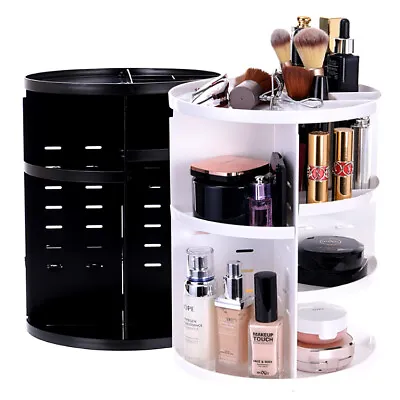 $21.99 • Buy 360 DEGREE ROTATING Makeup Organizer Jewelry Drawer Storage Box Display Case