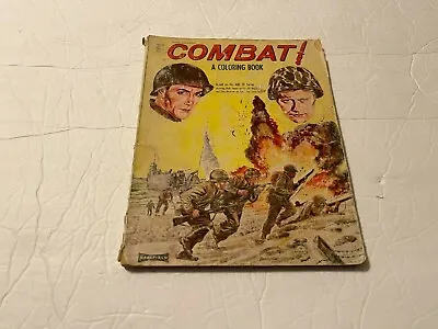 Combat A Coloring Book Vic Morrow Chip Saunders Saalfield Rare • $74.60