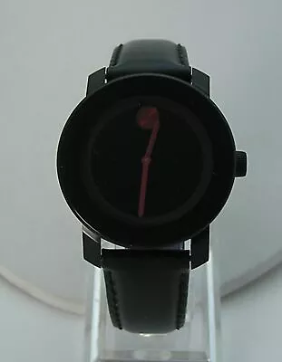 Movado Bold Watch 36mm Stainless Black PVD W/Red Accents Dial & Hands Orig Band  • $299.99