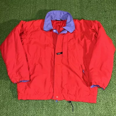 VTG 90s Patagonia Full Zip Jacket - Mens Size Large L - Red • $38