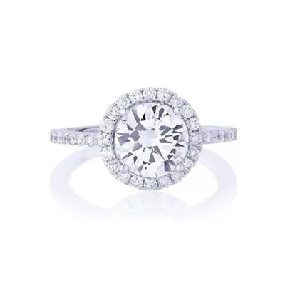 Engagement Ring 0.84 Carat IGI GIA Lab Created Round Cut Diamond 14k White Gold • $1013