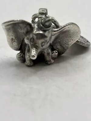 Vintage Sterling Silver Disney Dumbo Elephant Bracelet Charm 5.16 Grams ~C217~ • $24.50