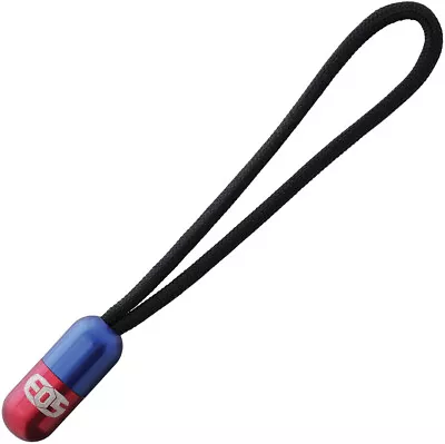 EOS Pill Bead Lanyard Red & Blue Aluminum Paracord Lanyard 132 • $35.95