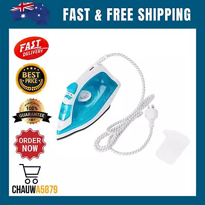 2000W Steam Iron - Blue Clothes Garment Non Stick Compact Travel Suit AU • $9.83