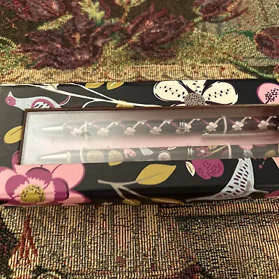 Vera Bradley Floral Nightingale Perfect Match Ink Pen & Pencil Set NIB #11807 • $23.57