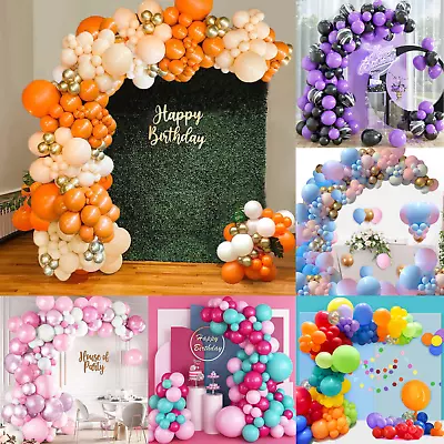 Balloon Arch Kit + Balloons Garland Birthday Wedding Party Baby Shower Decor UK • £5.49