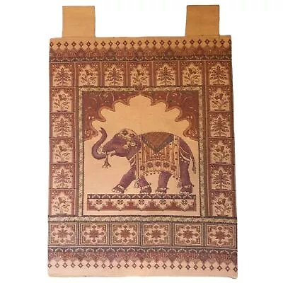 ELEPHANT Wall Hanging Woven Tapestry Boho Ethnic Moroccan Indian Wall Decor • $58.99