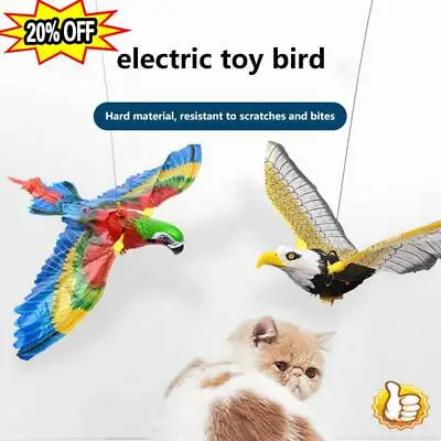 $1.77 • Buy Interactive Simulation Bird Cat Toys Flying Eagle Electric Hanging Cat Scratch
