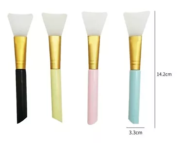 Face Mask Brush Facial Mud Mixing Applicator Silicone Makeup Tools Choose Color • £2.61