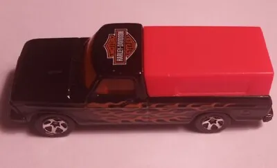 Vintage Hot Wheels 1979 Ford F-150 Truck Harley Davidson Black Flames (SB123) • $4.75