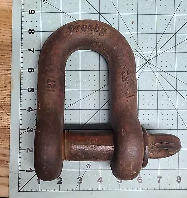 Crosby 1¼  12T Clevis Shackle D-Ring Anchor Screw Pin 24000 Rigging Recovery • $40