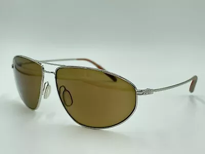 MOSLEY TRIBES Sunglasses LEGACY(63) S SILVER/BROWN VFX POLARIZED AUTHENTIC • $59