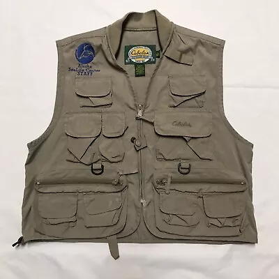 Cabela's Alaska SeaLife Center Staff Fishing Vest Mens Small Regular • $28.95