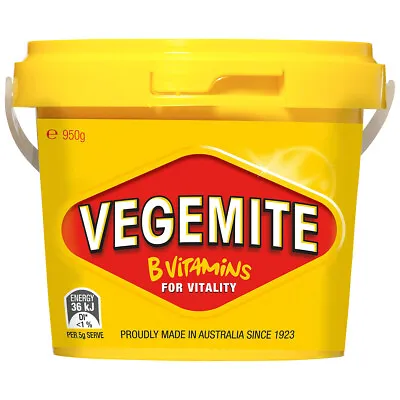 Vegemite Tub Jar Australian Made Vegan Breakfast Sandwich Spread 950g Vitamins B • $26.99