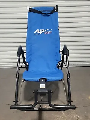 AB Lounge Sport Abdominal Workout Fitness Exercise Blue Lounger Chair Machine • $150