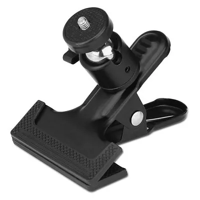 Alu Tripod Camera Clip Clamp Flash Holder Mount W/ 360 Swivel Ball Head Mount • $11.98