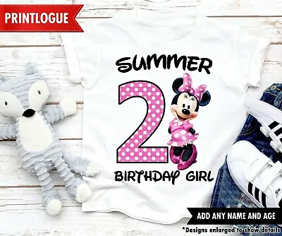Minnie Mouse Birthday Shirt Minnie Mouse Family Shirt Minnie Mouse Shirt • $10.99