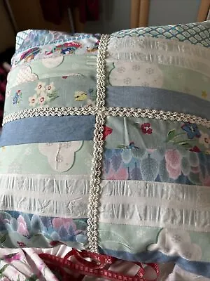 Patchwork Homemade Cushion Cover • £6