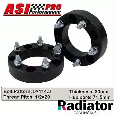 5x114.3 Wheel Spacers Fit JEEP CHEROKEE; Ford Ranger Explorer 71.5mm 1/2x20 30mm • $89