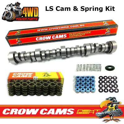 Crow Cams 3 Bolt Turbo Grind Camshaft & Spring Kit For Holden V8 LS1 GEN3 871295 • $1245