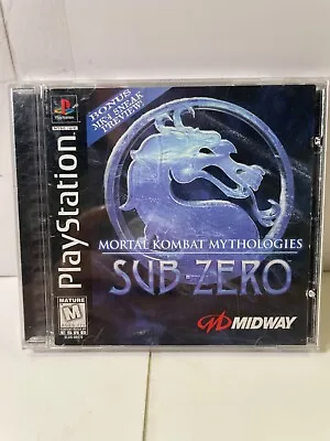 Mortal Kombat Mythologies: Sub Zero (Sony PlayStation 1 1997) • $49.99