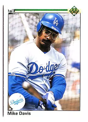 1990 Upper Deck Mike Davis Los Angeles Dodgers #258 • $1.49