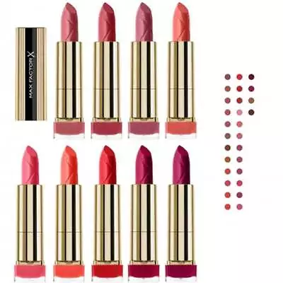 Max Factor Colour Elixir Intense 24hr Lipstick With Vitamin-e - New - Free P&p • £5.95