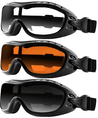 Bobster Night Hawk Over The Glasses Goggles • $35.98