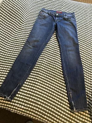 Women’s Miss Sixty Jeans Skinny Ankle Zip Size 31 (W31 L32) Blue Good Condition • £9.99