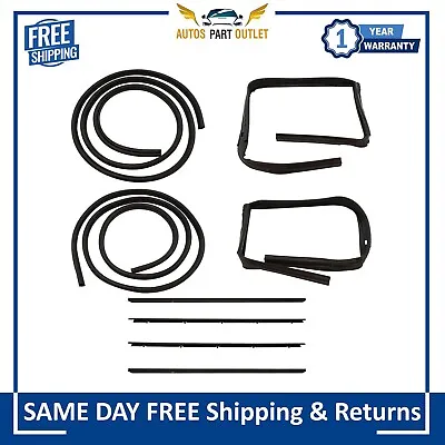 New Rubber Door Weatherstrip Seal Kit For 83-94 Chevy S10 Blazer GMC S-15 Jimmy • $143.89