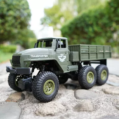 RC Truck 6WD Off Road Military Vehicle Remote Control Army Crawler Toys Gift • $59.99