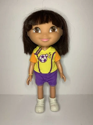 £6 • Buy Dora The Explorer Soccer Dora Doll Figure 2010 Mattel 9  Tall - VGC