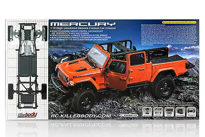 Killerbody 1/10 Mercury 4WD Electric RC Rock Crawler Chassis Kit... • $486.85