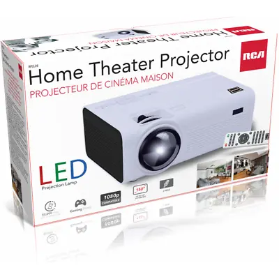 RCA Projector 33 LM 480p 1080P Up To 150  Image RPJ136 Certified Refurbished • $29.99