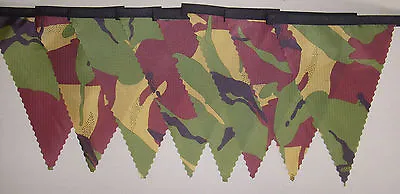 £5.95 • Buy Ripstop Army Camouflage Bunting 4 Mt Or More Garden Party Child Gift Decoration